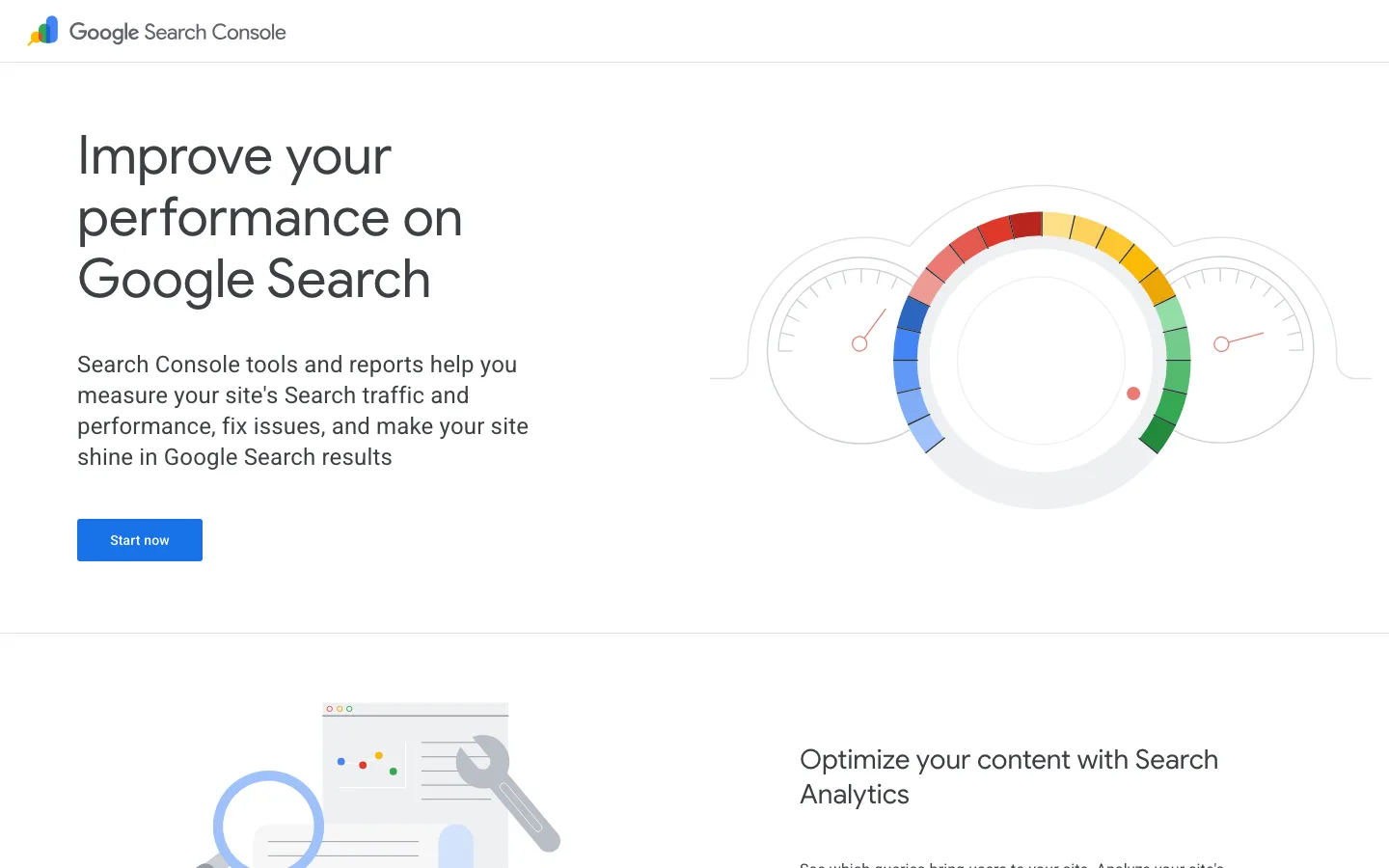 Google Search Console about page top section, captured 12 October 2026